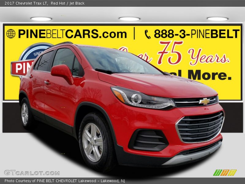 Red Hot / Jet Black 2017 Chevrolet Trax LT