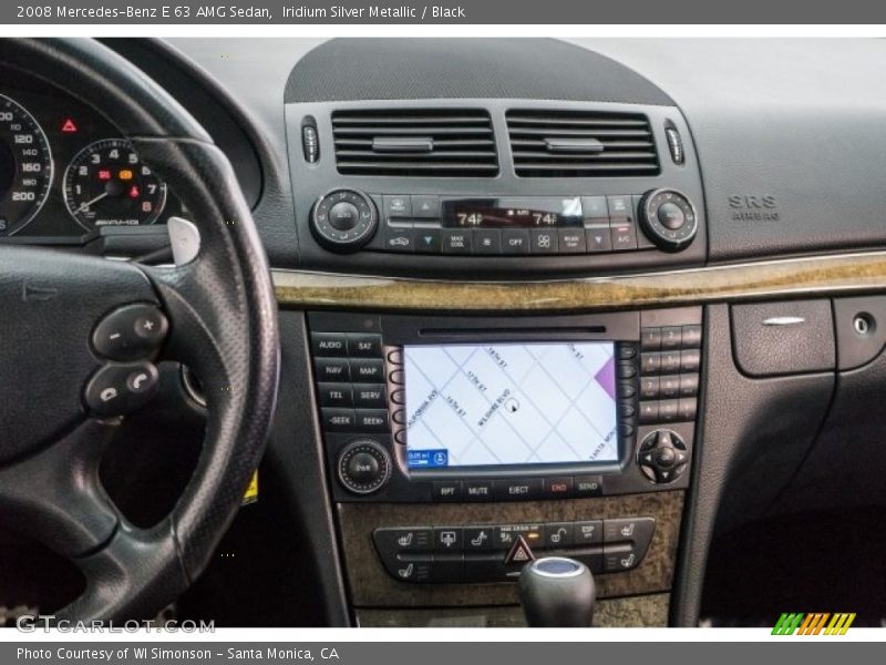 Iridium Silver Metallic / Black 2008 Mercedes-Benz E 63 AMG Sedan