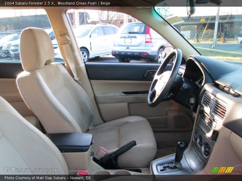 Woodland Green Pearl / Beige 2004 Subaru Forester 2.5 X