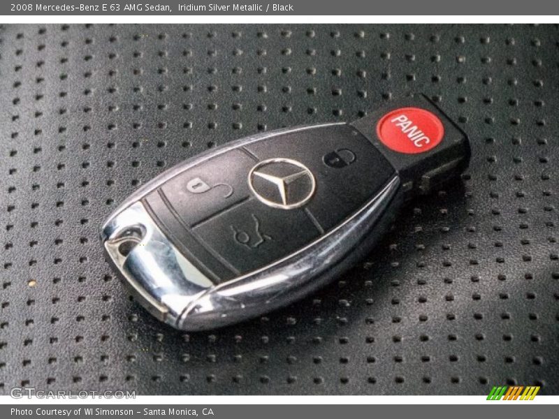 Iridium Silver Metallic / Black 2008 Mercedes-Benz E 63 AMG Sedan