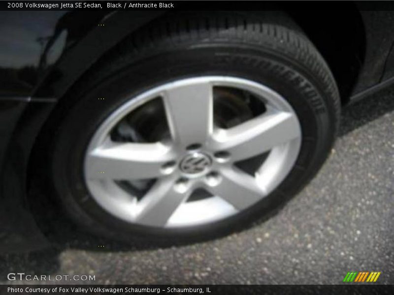 Black / Anthracite Black 2008 Volkswagen Jetta SE Sedan