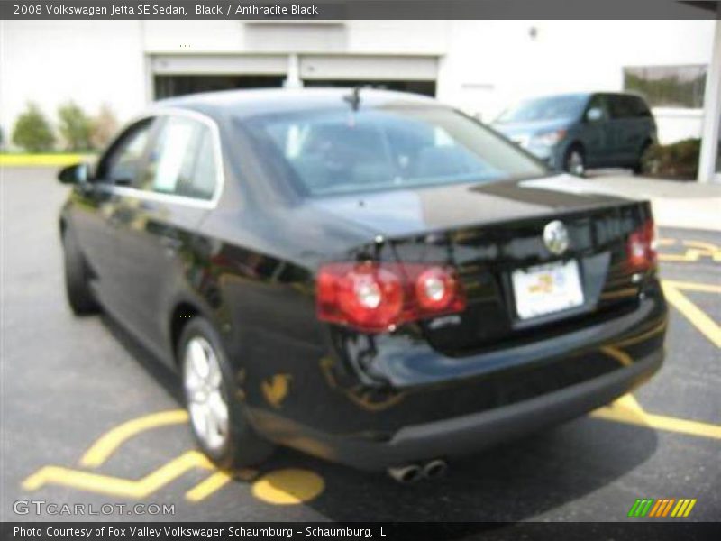 Black / Anthracite Black 2008 Volkswagen Jetta SE Sedan