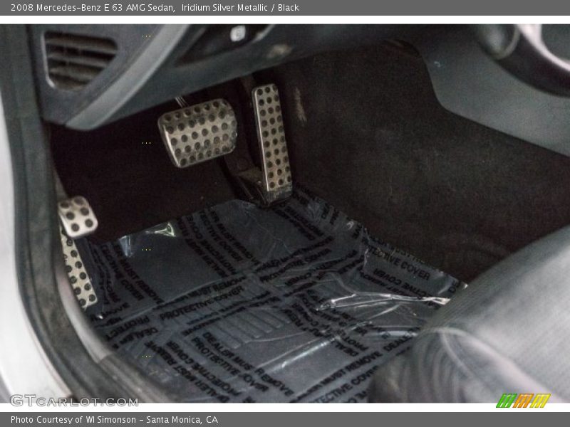 Iridium Silver Metallic / Black 2008 Mercedes-Benz E 63 AMG Sedan