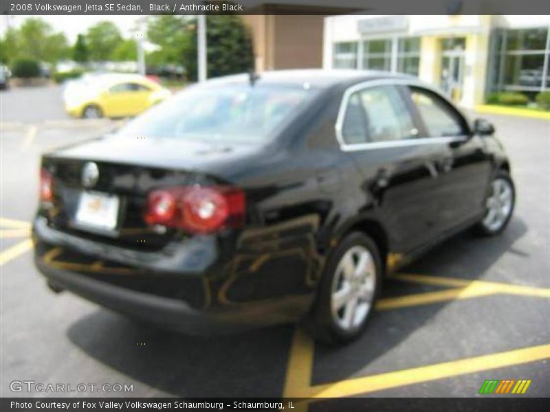 Black / Anthracite Black 2008 Volkswagen Jetta SE Sedan