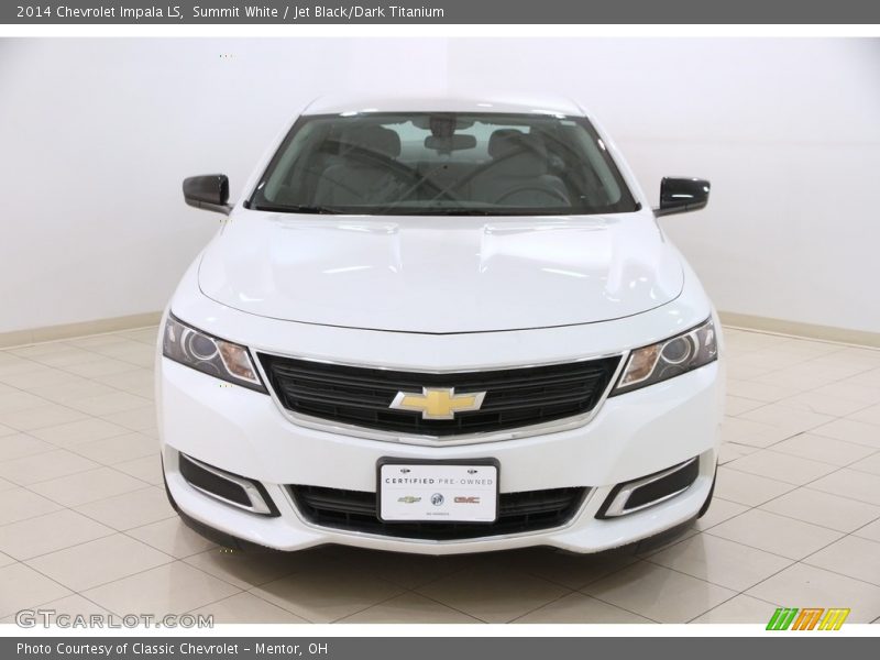 Summit White / Jet Black/Dark Titanium 2014 Chevrolet Impala LS