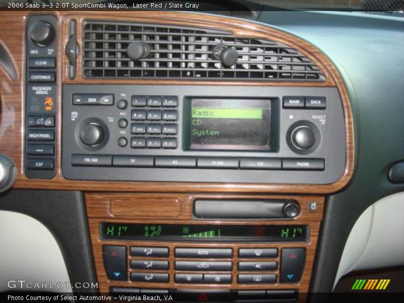 Laser Red / Slate Gray 2006 Saab 9-3 2.0T SportCombi Wagon