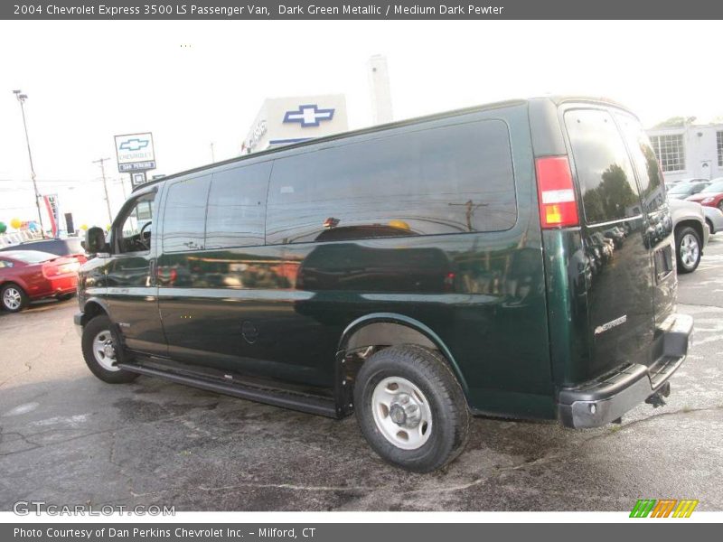Dark Green Metallic / Medium Dark Pewter 2004 Chevrolet Express 3500 LS Passenger Van