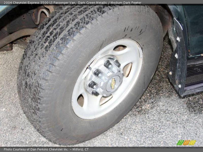 Dark Green Metallic / Medium Dark Pewter 2004 Chevrolet Express 3500 LS Passenger Van