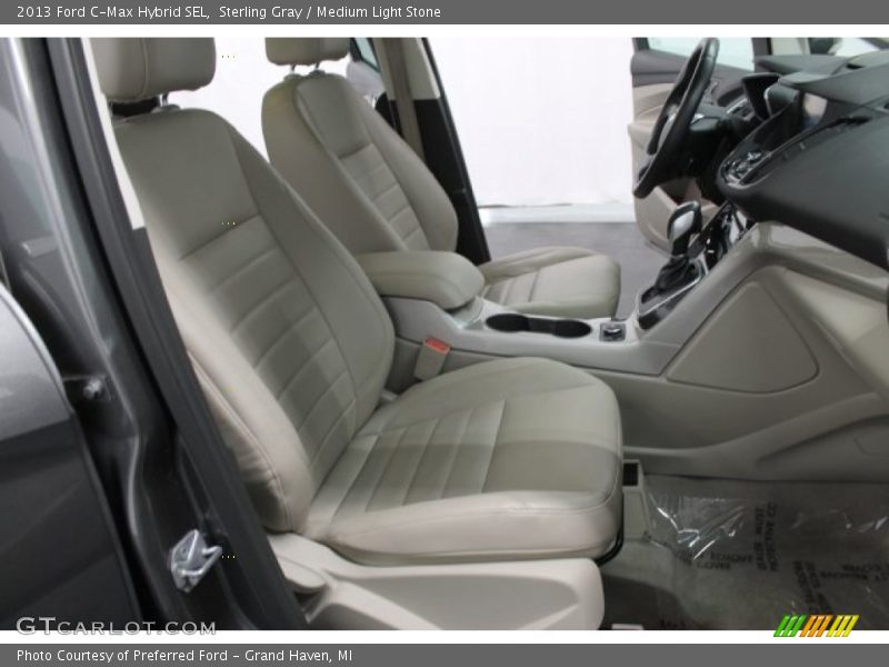 Sterling Gray / Medium Light Stone 2013 Ford C-Max Hybrid SEL