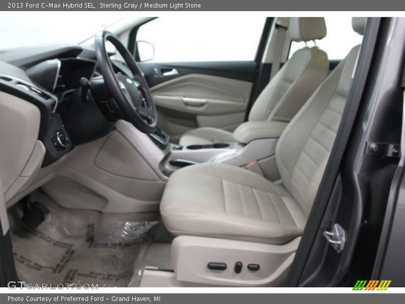 Sterling Gray / Medium Light Stone 2013 Ford C-Max Hybrid SEL