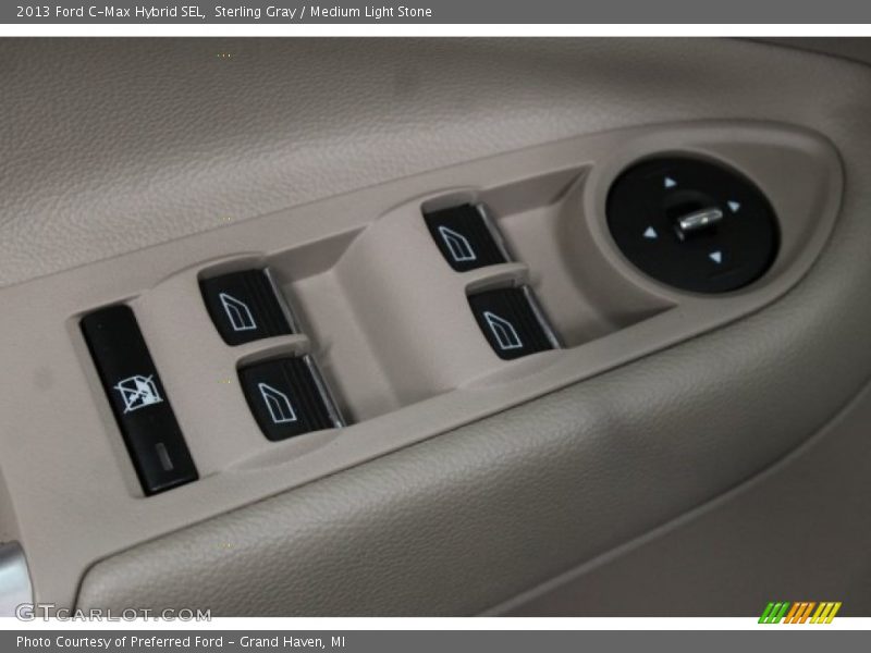 Sterling Gray / Medium Light Stone 2013 Ford C-Max Hybrid SEL