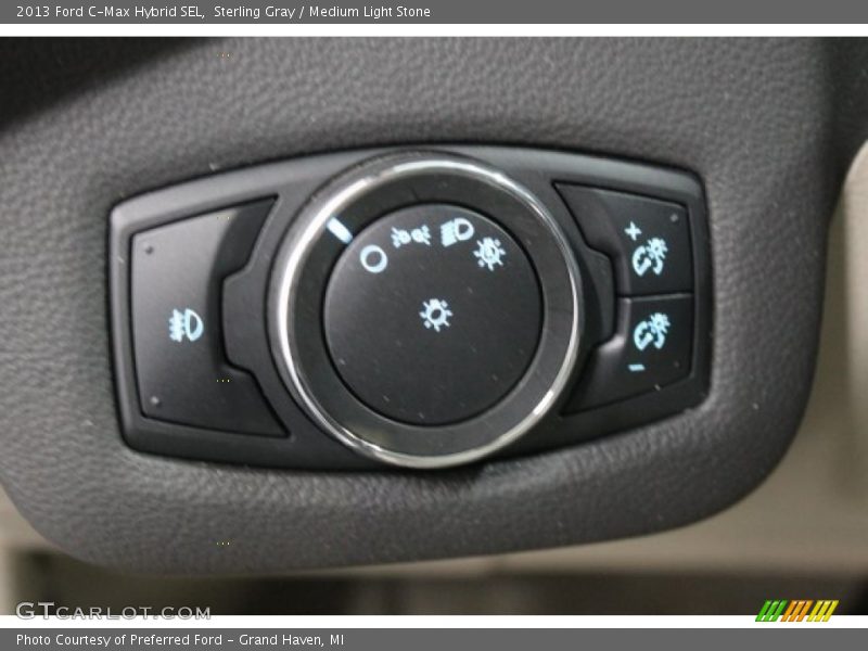 Sterling Gray / Medium Light Stone 2013 Ford C-Max Hybrid SEL
