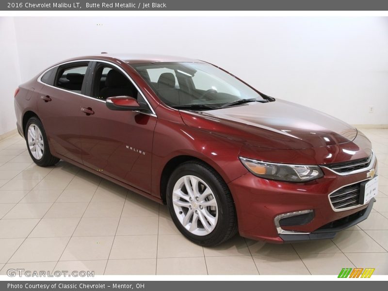 Butte Red Metallic / Jet Black 2016 Chevrolet Malibu LT