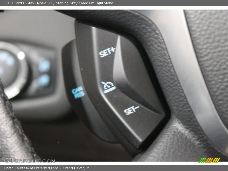 Sterling Gray / Medium Light Stone 2013 Ford C-Max Hybrid SEL