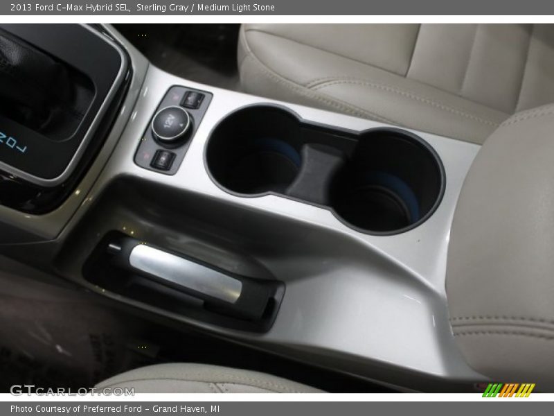 Sterling Gray / Medium Light Stone 2013 Ford C-Max Hybrid SEL