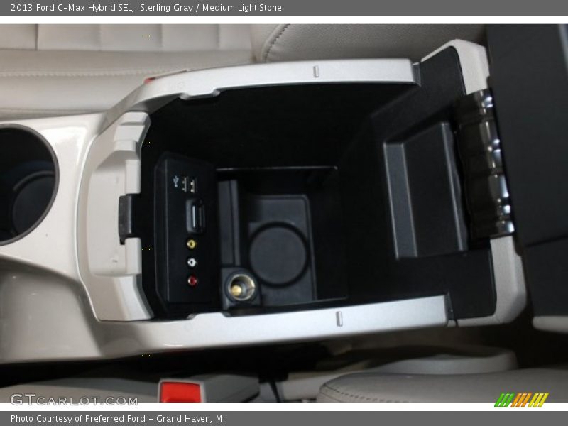 Sterling Gray / Medium Light Stone 2013 Ford C-Max Hybrid SEL