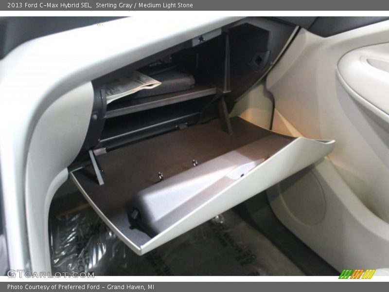 Sterling Gray / Medium Light Stone 2013 Ford C-Max Hybrid SEL