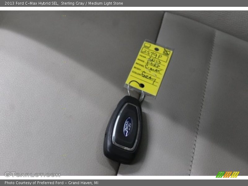 Sterling Gray / Medium Light Stone 2013 Ford C-Max Hybrid SEL