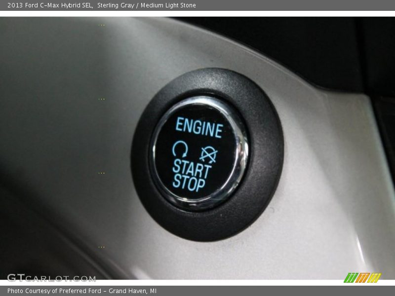 Sterling Gray / Medium Light Stone 2013 Ford C-Max Hybrid SEL