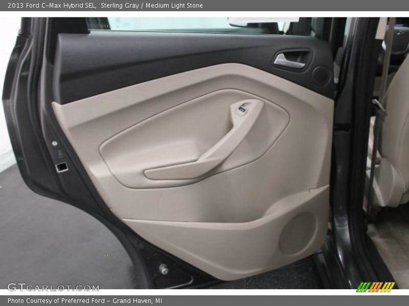Sterling Gray / Medium Light Stone 2013 Ford C-Max Hybrid SEL