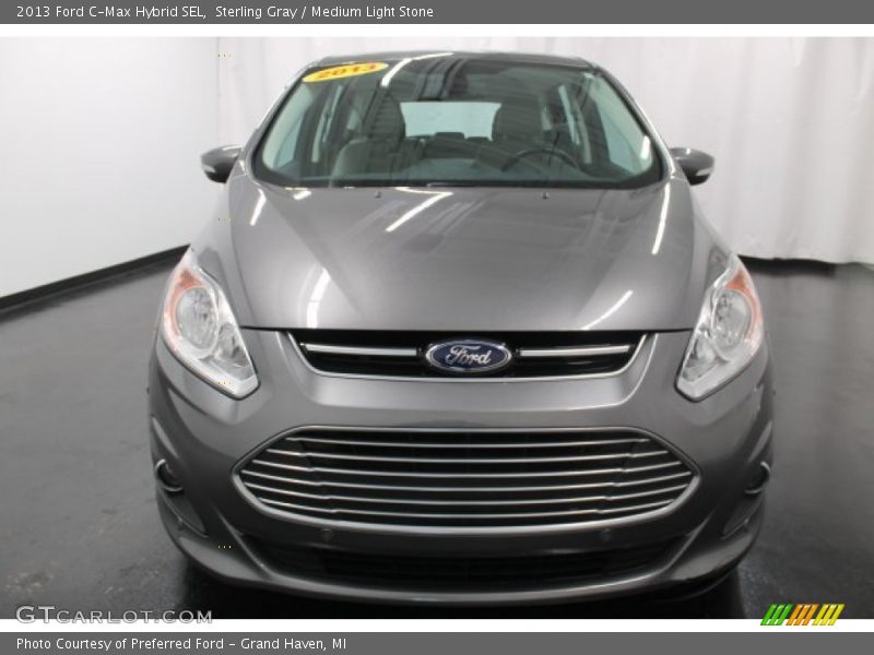 Sterling Gray / Medium Light Stone 2013 Ford C-Max Hybrid SEL
