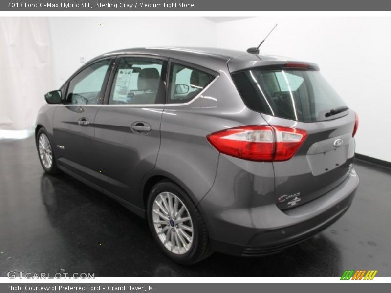 Sterling Gray / Medium Light Stone 2013 Ford C-Max Hybrid SEL