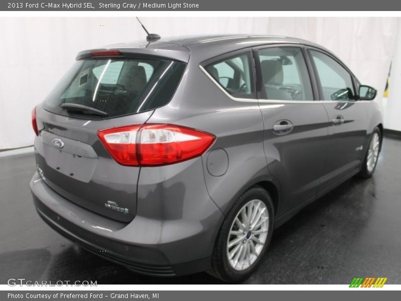 Sterling Gray / Medium Light Stone 2013 Ford C-Max Hybrid SEL