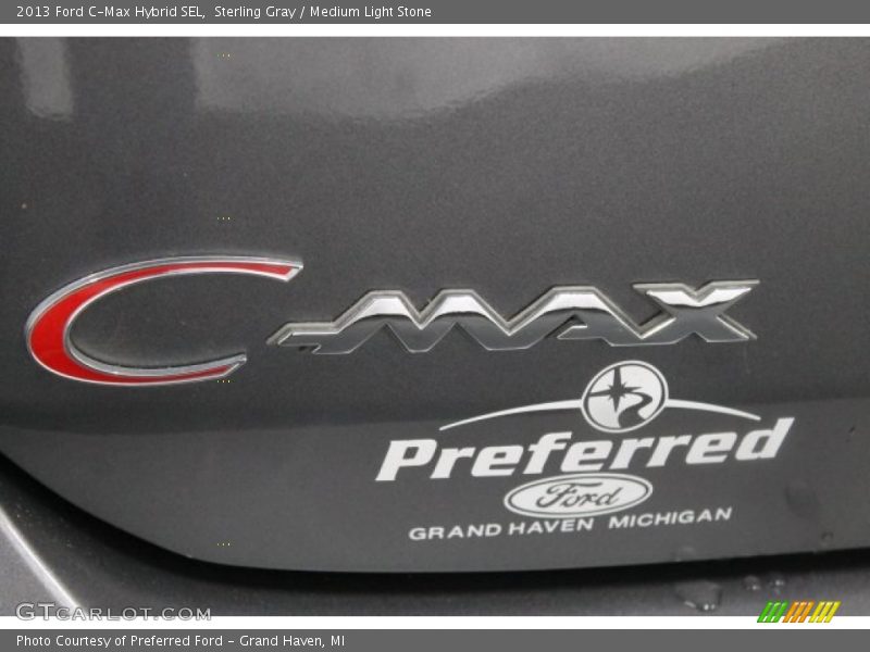 Sterling Gray / Medium Light Stone 2013 Ford C-Max Hybrid SEL