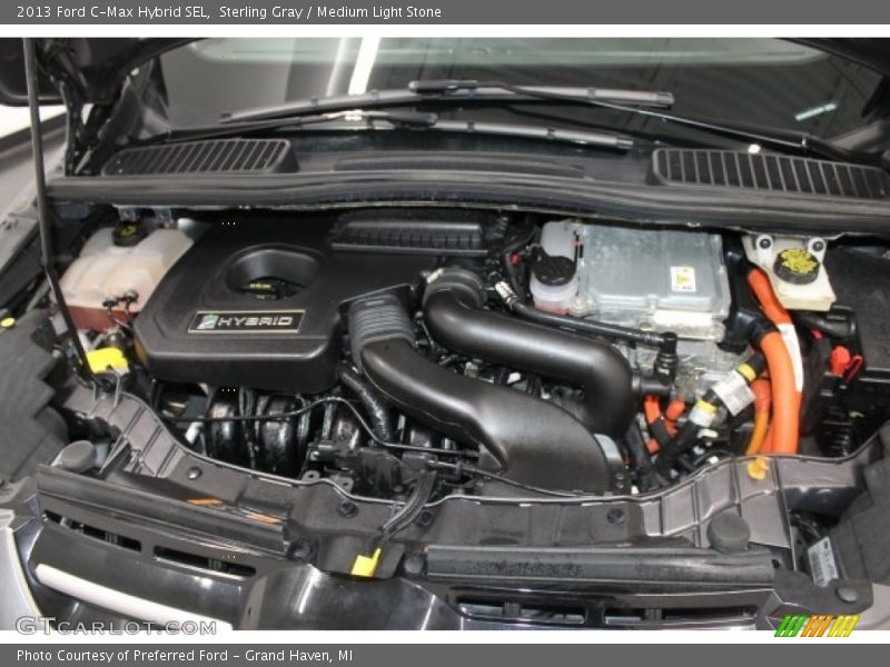 Sterling Gray / Medium Light Stone 2013 Ford C-Max Hybrid SEL
