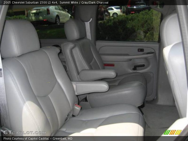 Summit White / Gray/Dark Charcoal 2005 Chevrolet Suburban 1500 LS 4x4