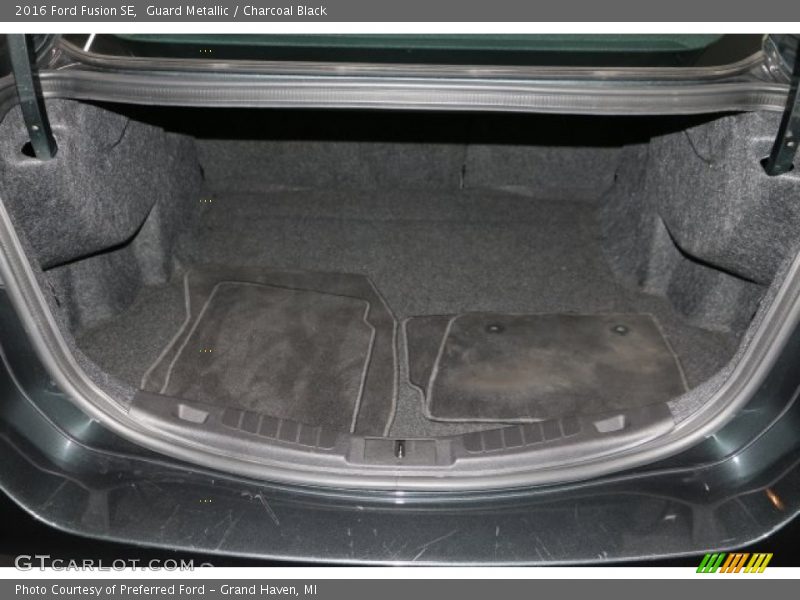 Guard Metallic / Charcoal Black 2016 Ford Fusion SE