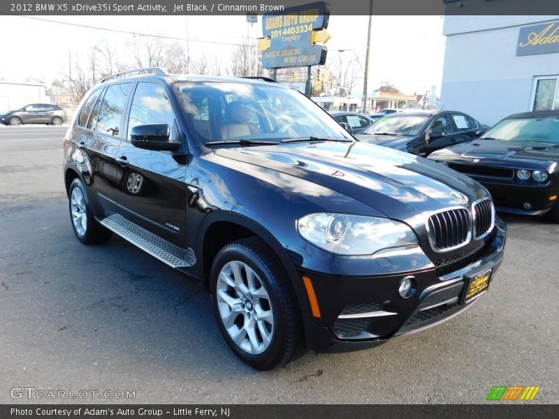 Jet Black / Cinnamon Brown 2012 BMW X5 xDrive35i Sport Activity