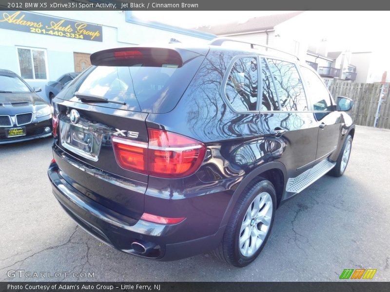 Jet Black / Cinnamon Brown 2012 BMW X5 xDrive35i Sport Activity