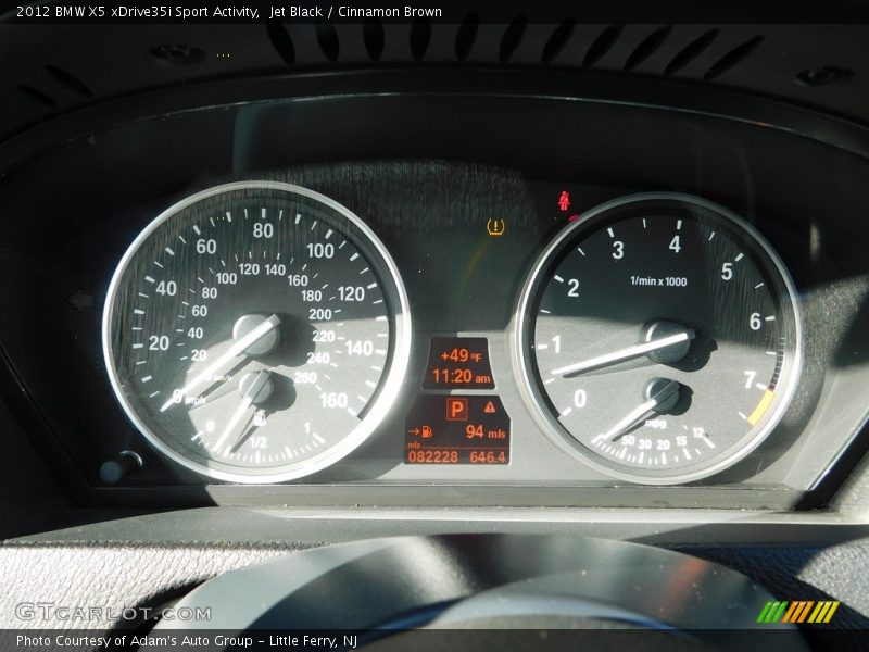 Jet Black / Cinnamon Brown 2012 BMW X5 xDrive35i Sport Activity