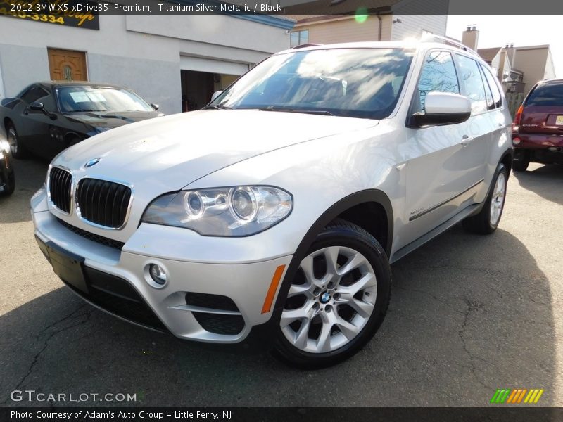 Titanium Silver Metallic / Black 2012 BMW X5 xDrive35i Premium