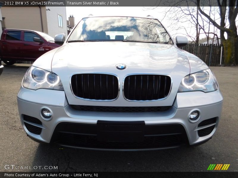 Titanium Silver Metallic / Black 2012 BMW X5 xDrive35i Premium