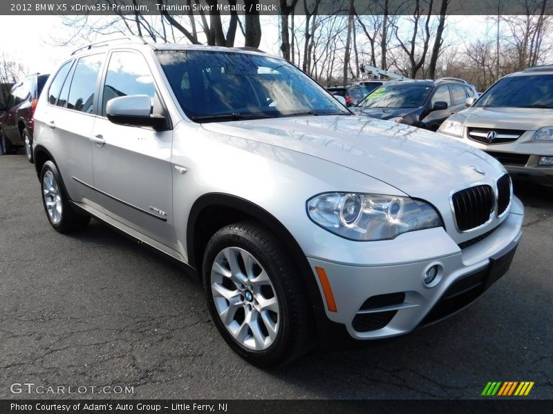Titanium Silver Metallic / Black 2012 BMW X5 xDrive35i Premium