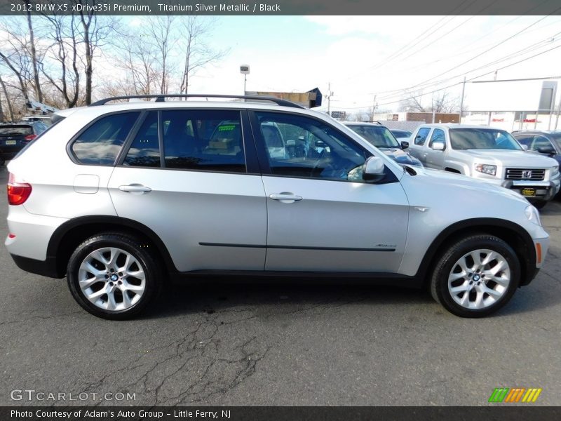 Titanium Silver Metallic / Black 2012 BMW X5 xDrive35i Premium