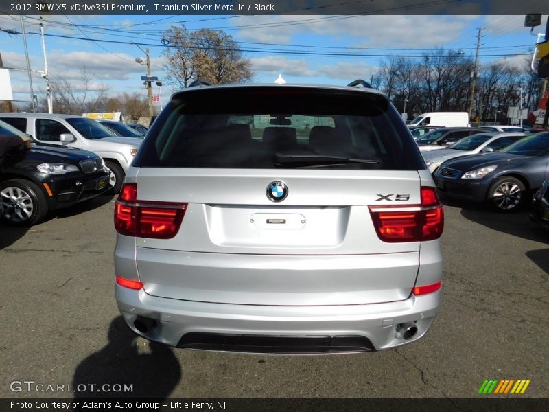 Titanium Silver Metallic / Black 2012 BMW X5 xDrive35i Premium