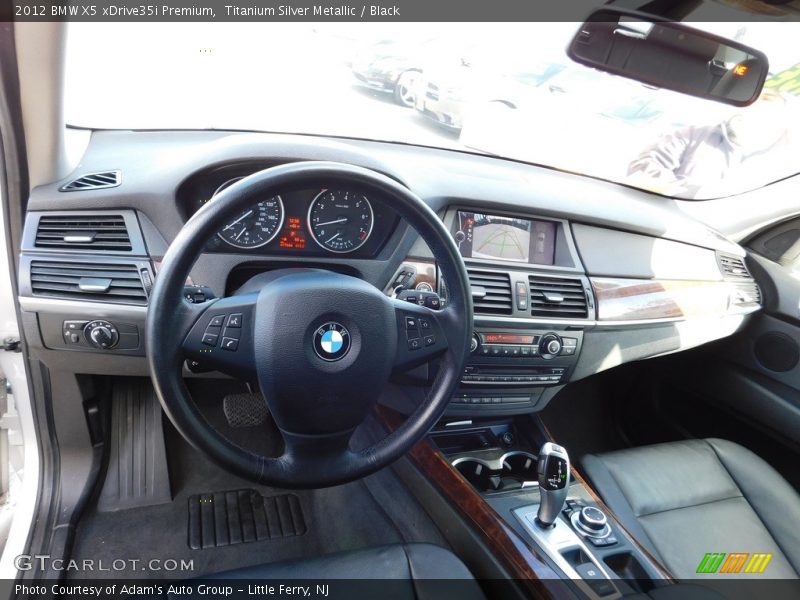 Titanium Silver Metallic / Black 2012 BMW X5 xDrive35i Premium
