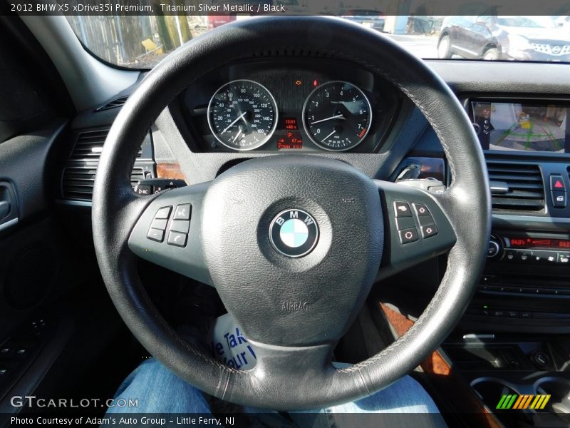 Titanium Silver Metallic / Black 2012 BMW X5 xDrive35i Premium