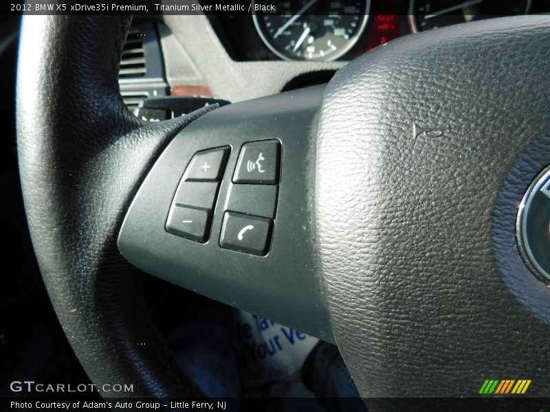 Titanium Silver Metallic / Black 2012 BMW X5 xDrive35i Premium