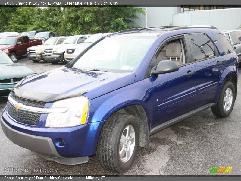 Laser Blue Metallic / Light Gray 2006 Chevrolet Equinox LS AWD