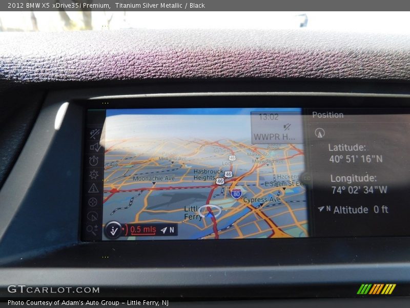 Titanium Silver Metallic / Black 2012 BMW X5 xDrive35i Premium