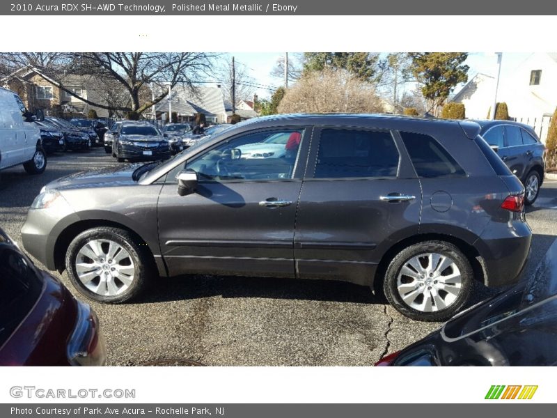 Polished Metal Metallic / Ebony 2010 Acura RDX SH-AWD Technology