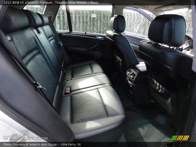 Titanium Silver Metallic / Black 2012 BMW X5 xDrive35i Premium