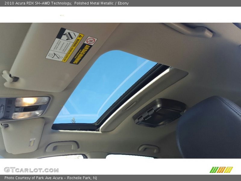 Polished Metal Metallic / Ebony 2010 Acura RDX SH-AWD Technology