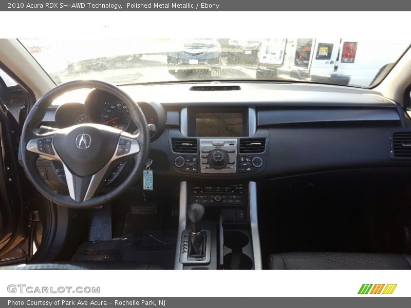 Polished Metal Metallic / Ebony 2010 Acura RDX SH-AWD Technology