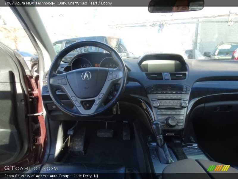 Dark Cherry Red Pearl / Ebony 2007 Acura MDX Technology