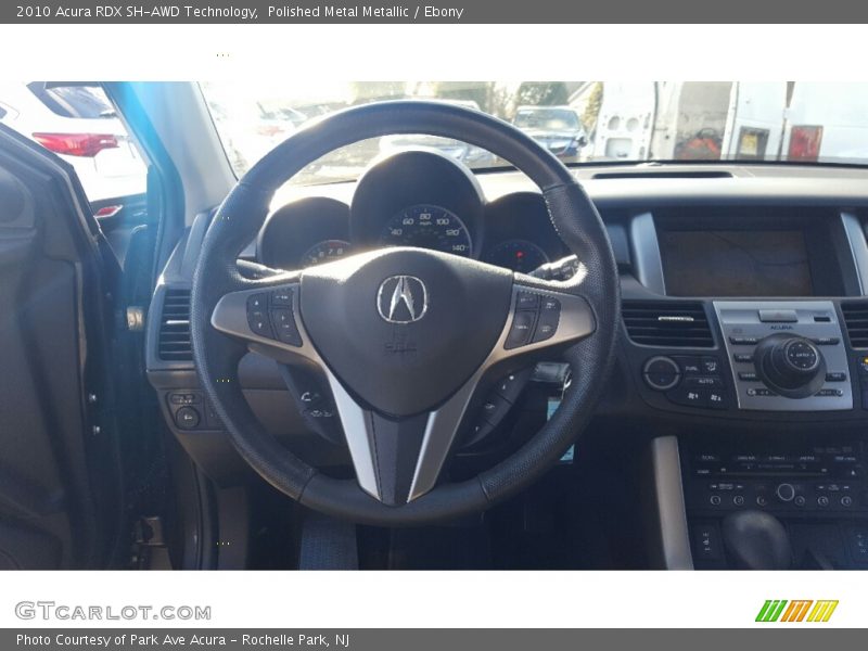 Polished Metal Metallic / Ebony 2010 Acura RDX SH-AWD Technology